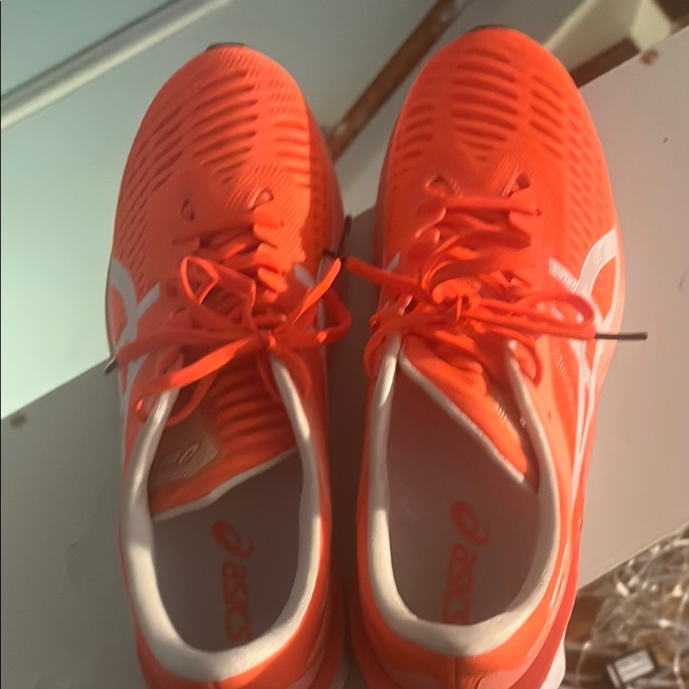 ASICS Bright Orange Athletic Sneakers